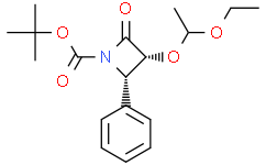 tert-butyl (3R,4S)-3-(1-ethoxyethoxy)-2-oxo-4-phenyl-azetidine-1-carboxylate 201856-57-7